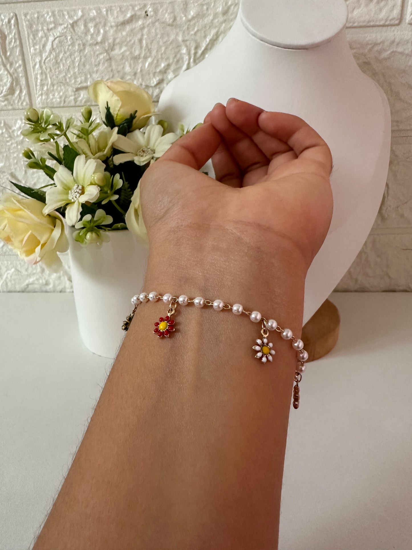 Pulsera florecitas