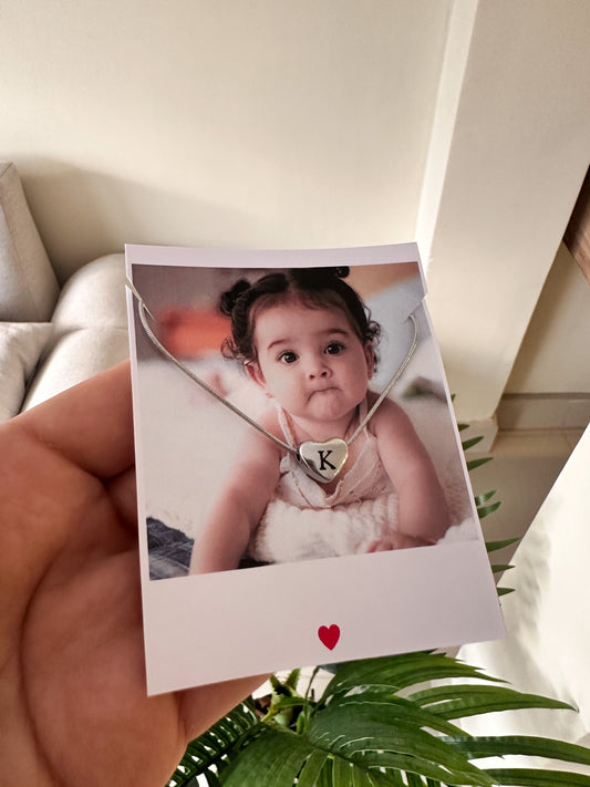 Cadenita corazón mini grabado