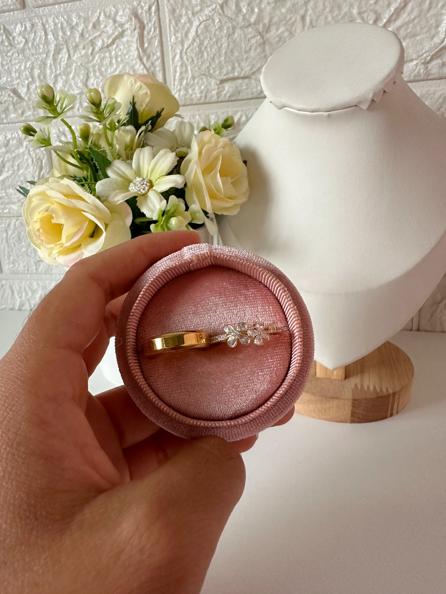 Anillos florecitas compartir