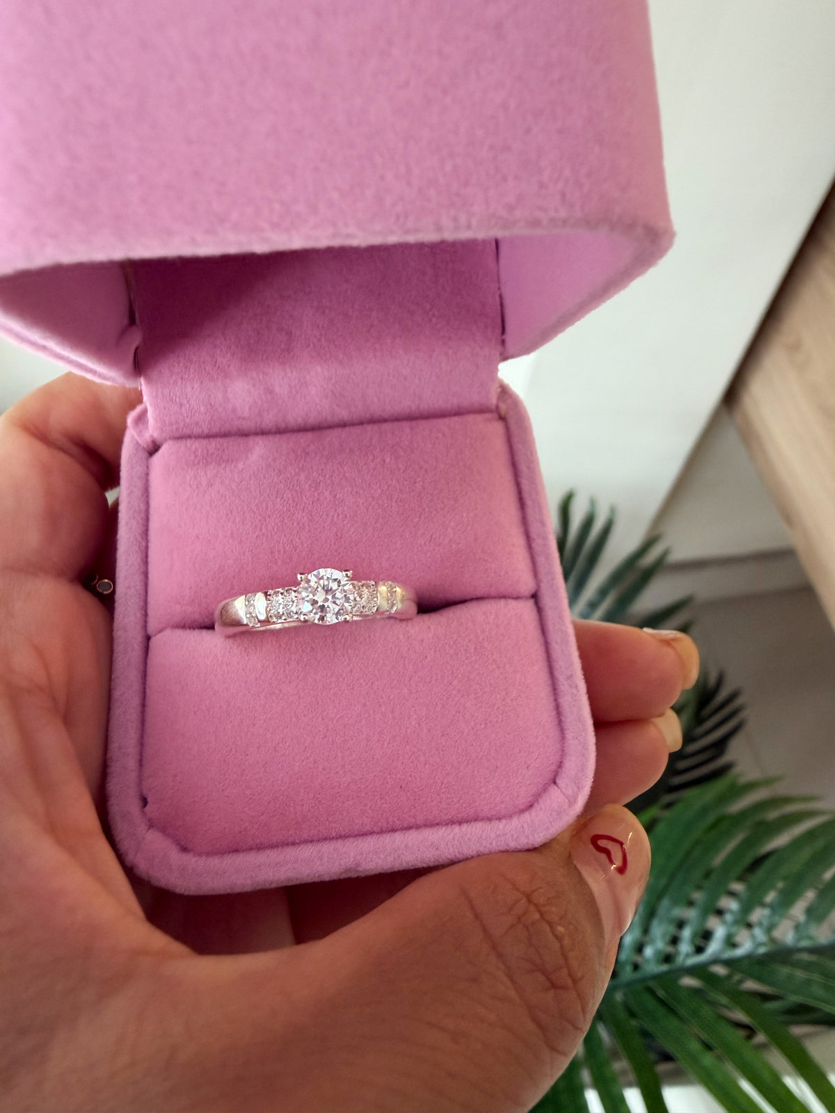 Anillo brillantes amor