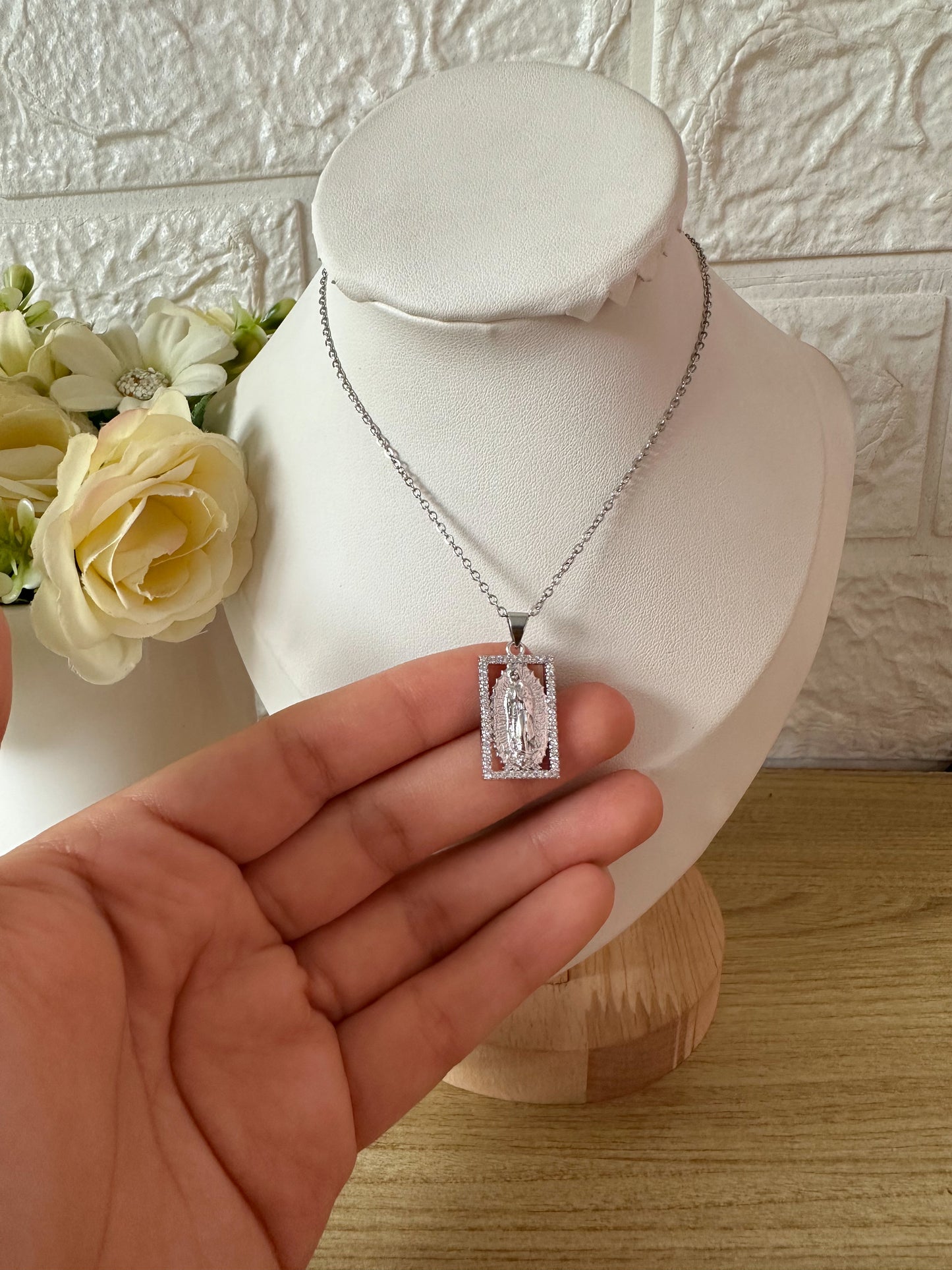 Cadena medallita unisex