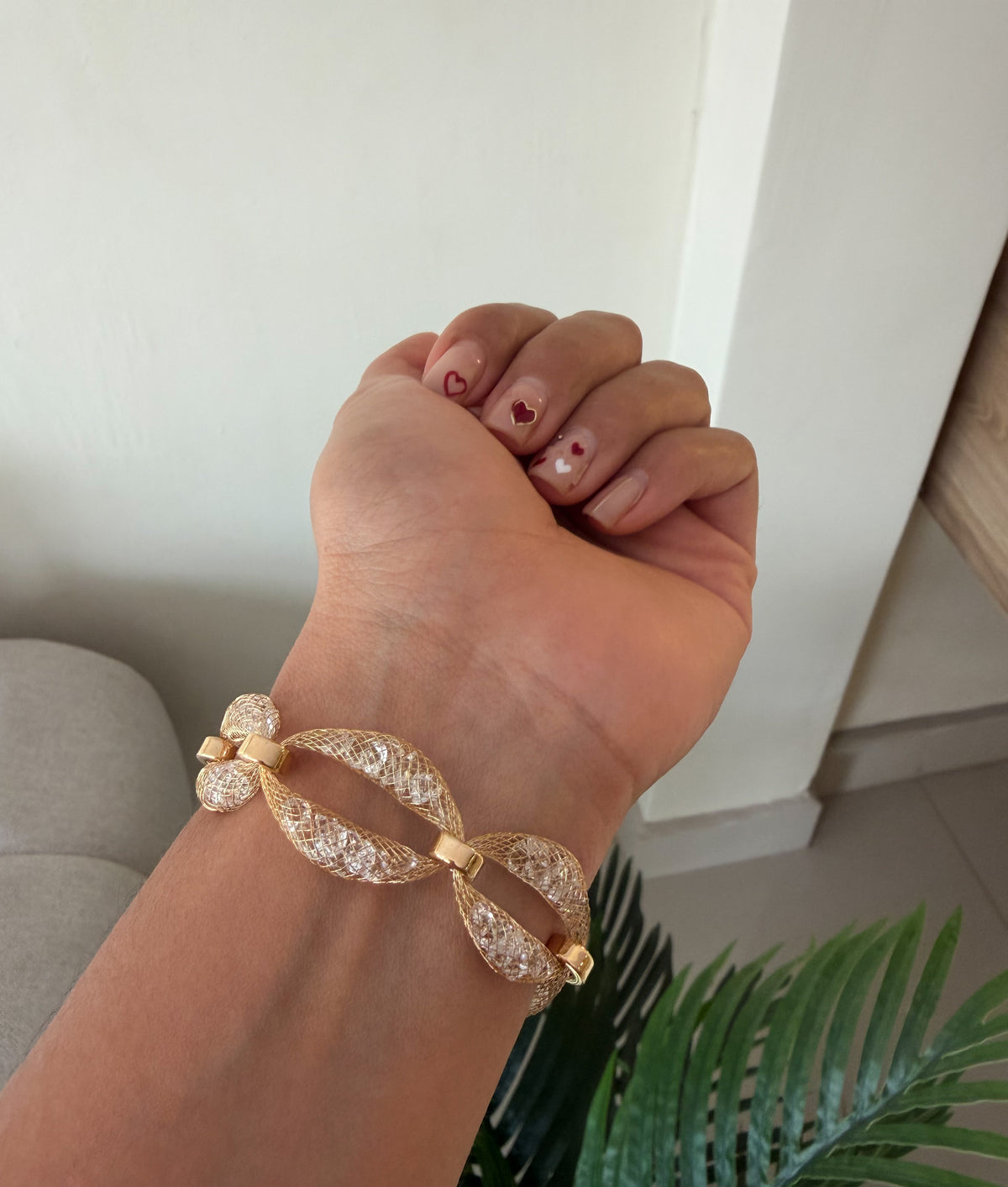Pulsera eslabones brillantes