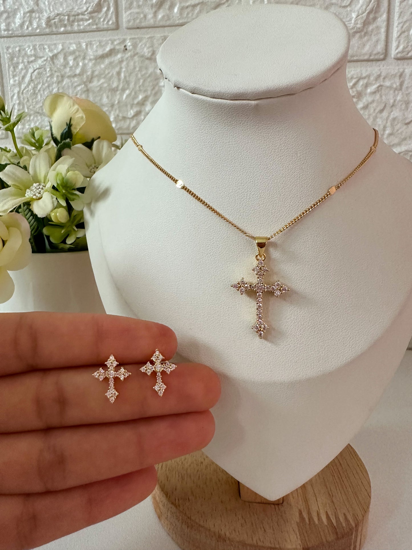 Set cruces brillantes