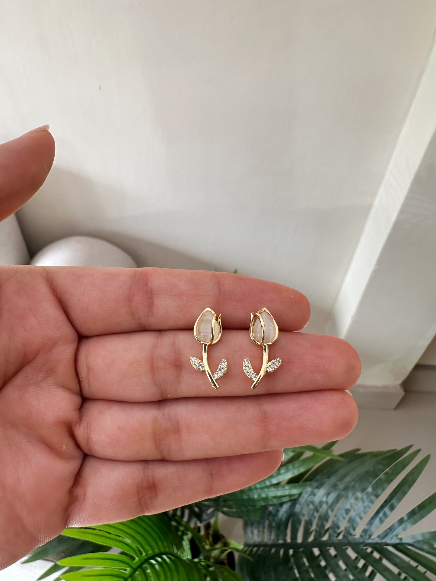 Aretes tulipanes
