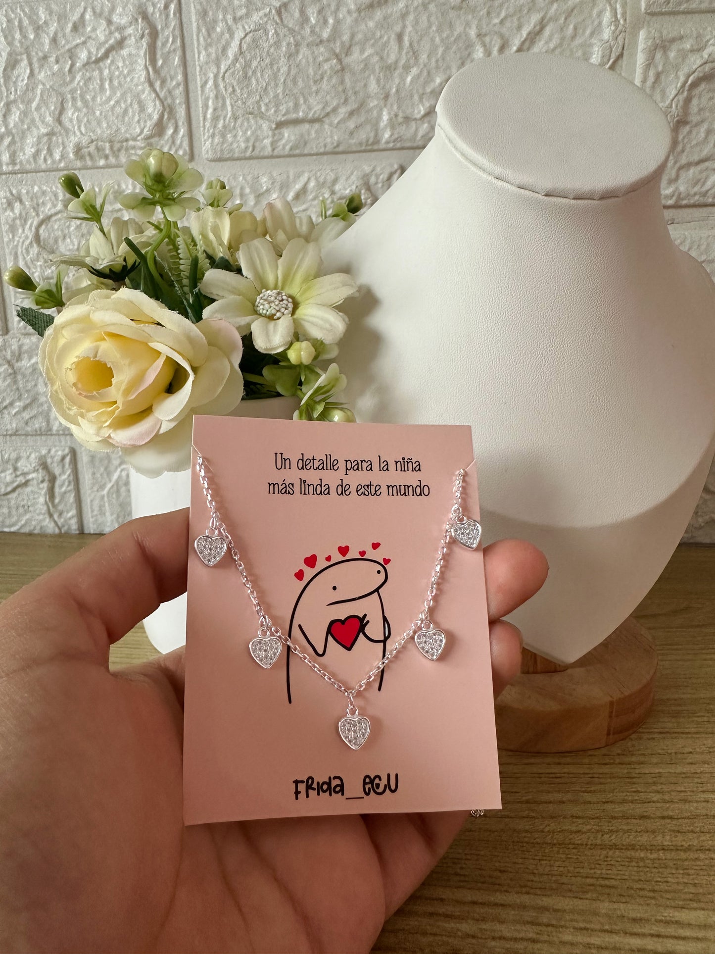 Cadena corazones