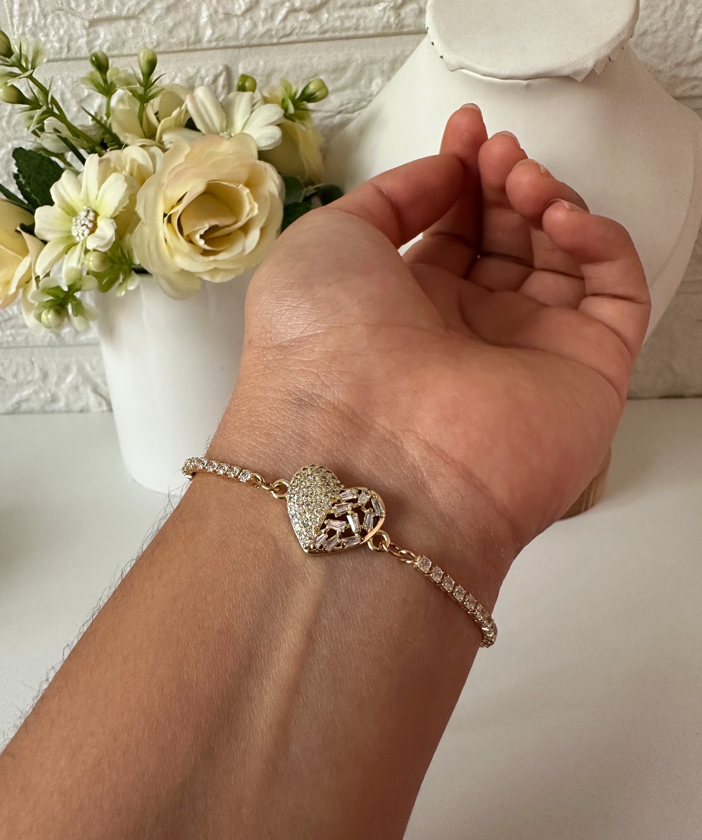 Pulsera tu corazón brillante
