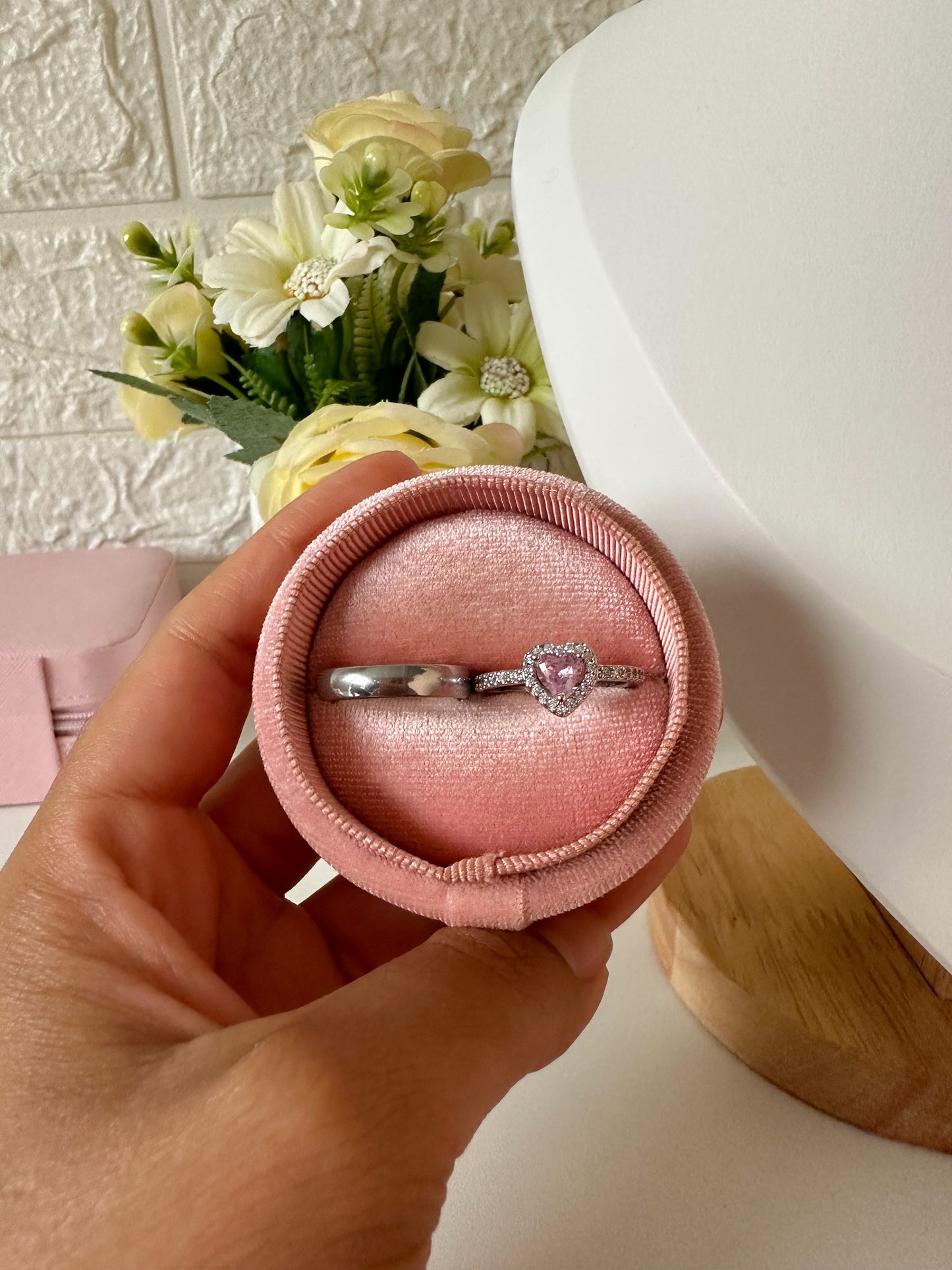 Anillo rosita para compartir