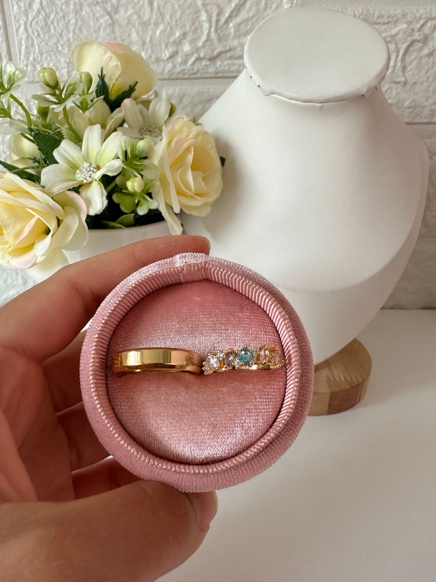 Anillos alianza colores