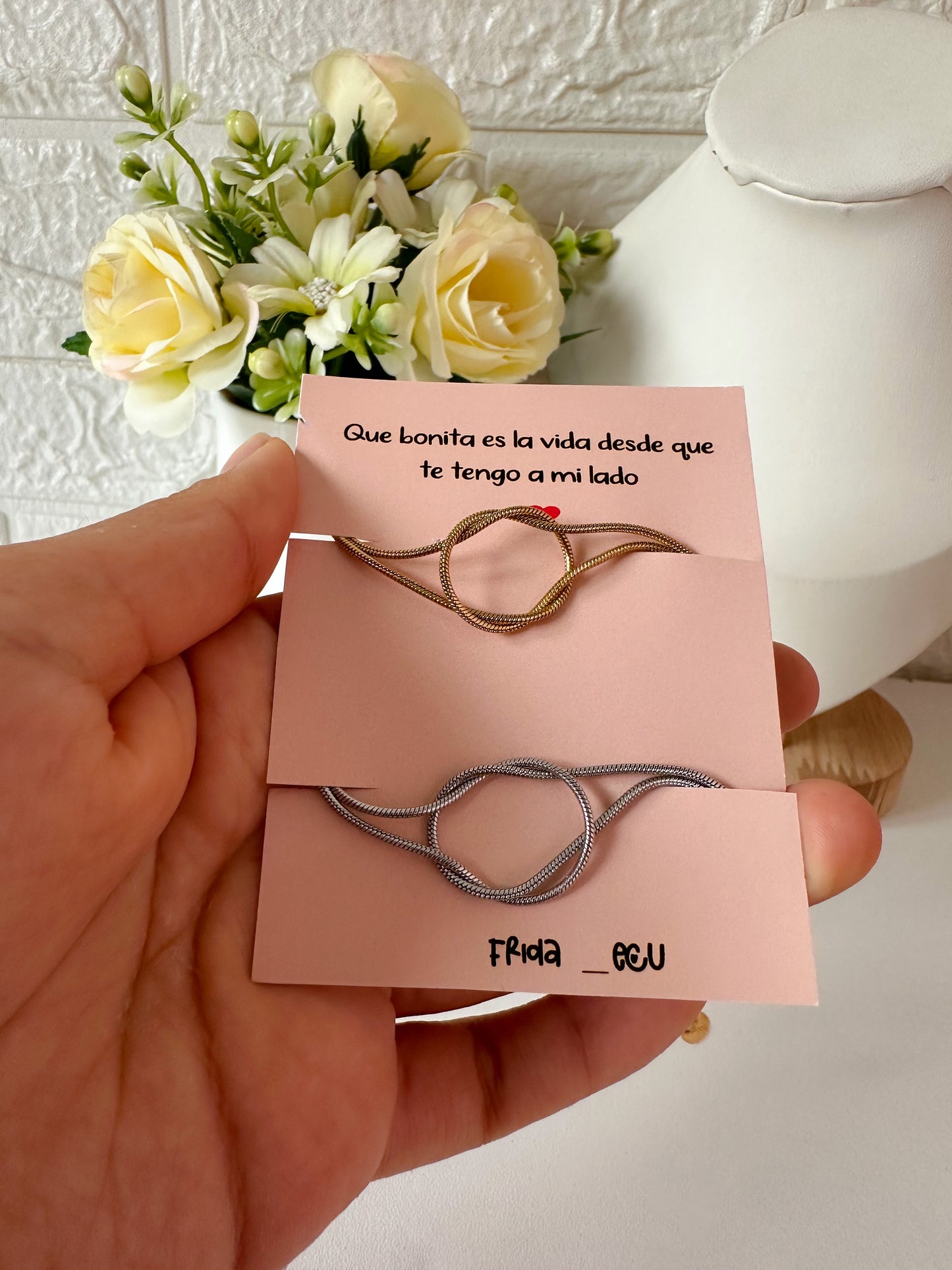 Pulseras nudito para compartir