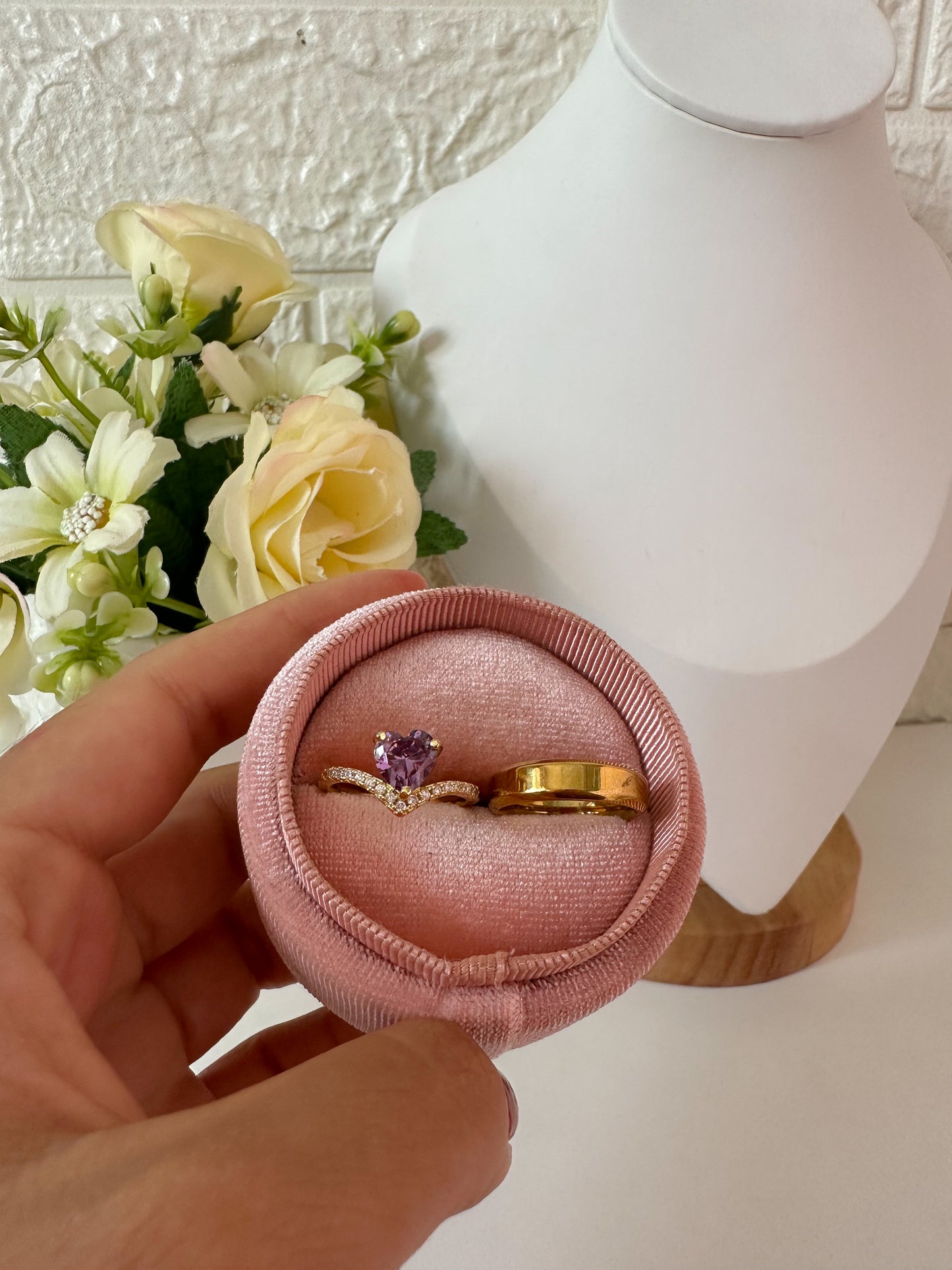 Anillos amor real lila