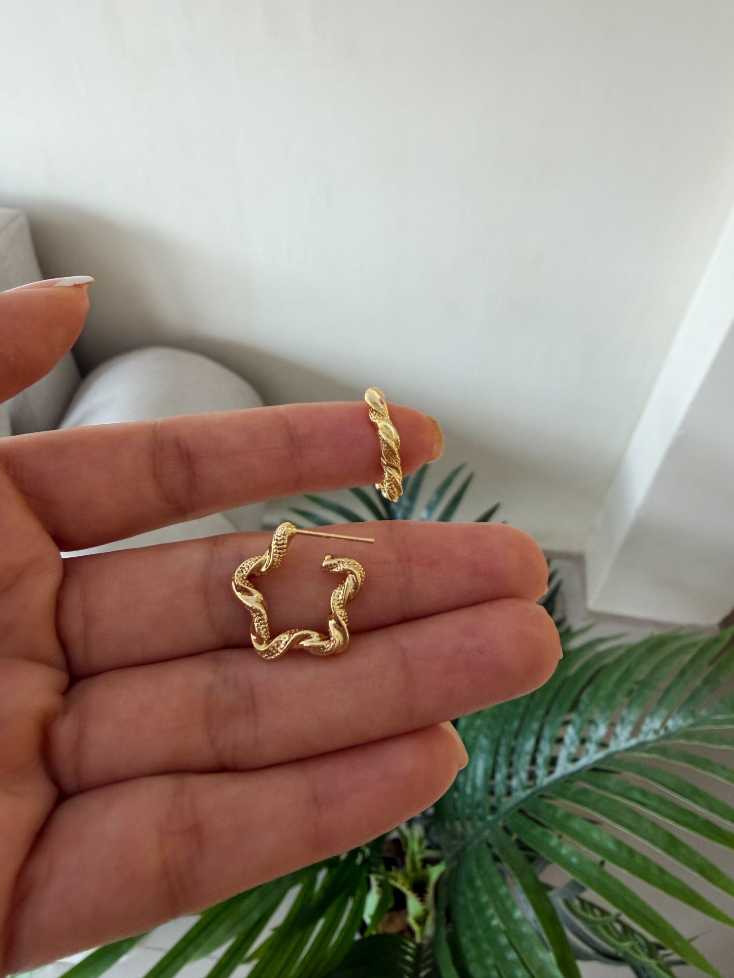 Aretes estrellas