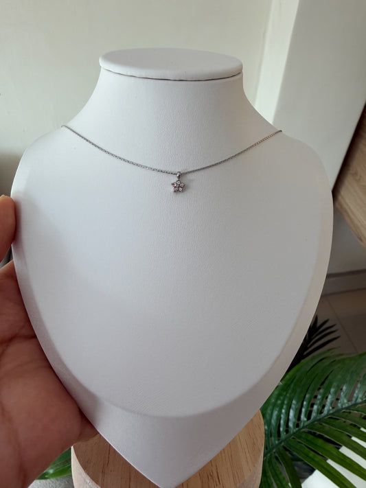 Cadenita mini flor brillante
