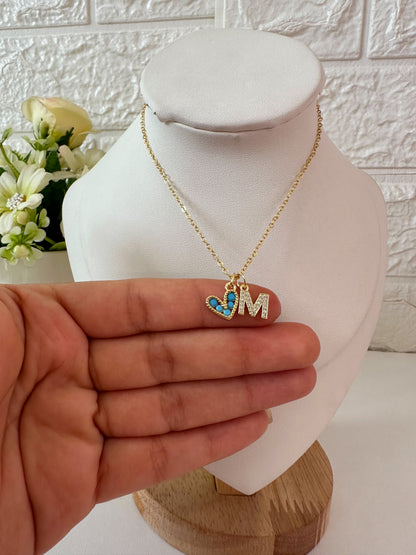 Corazón turqueza inicial
