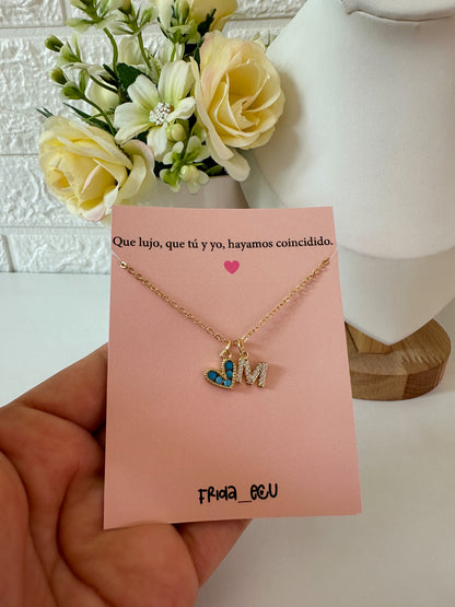 Corazón turqueza inicial