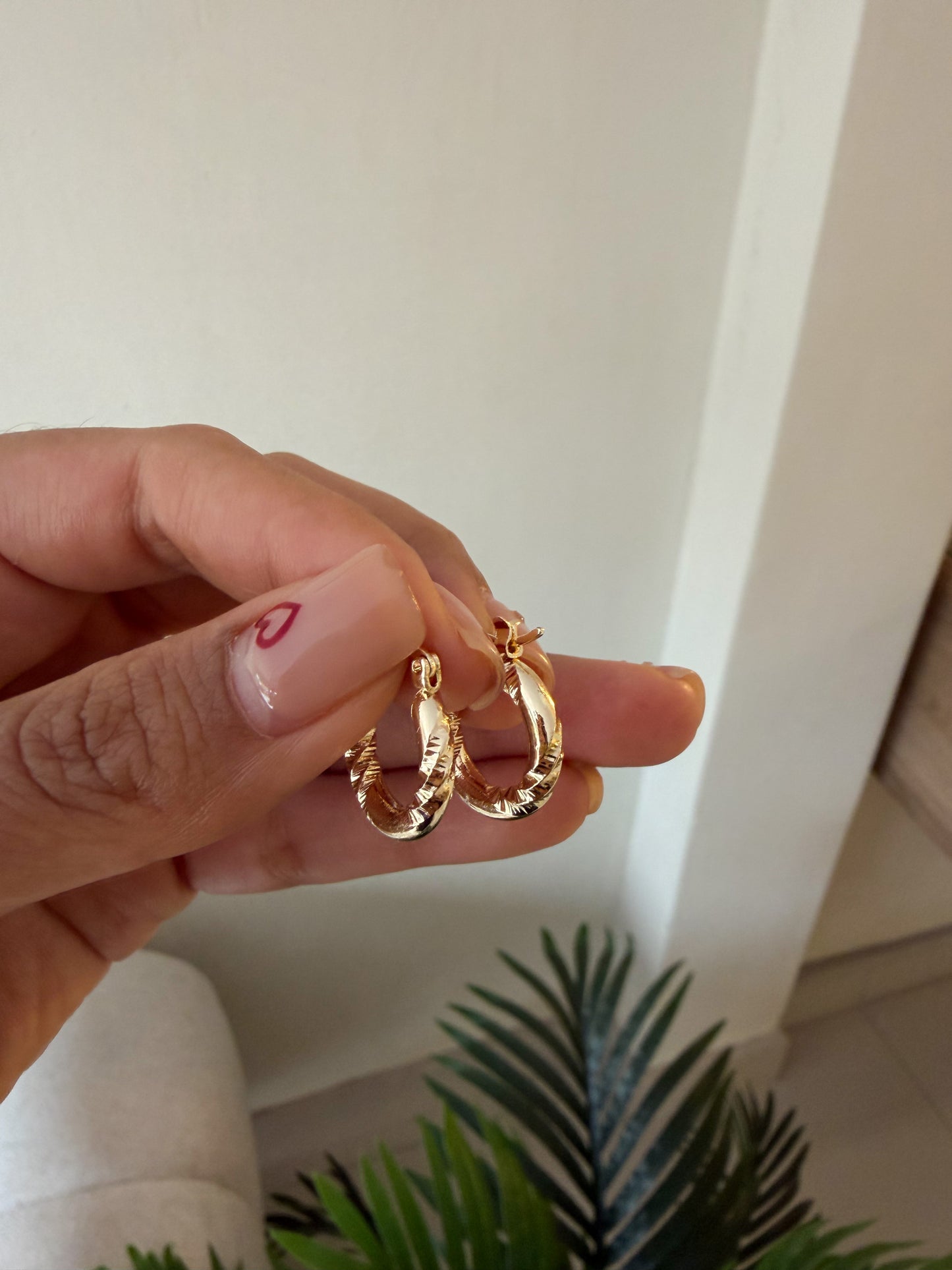 Argollas circulares trendy