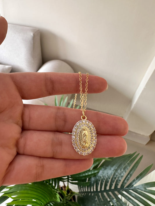 Cadenita medalla brillante