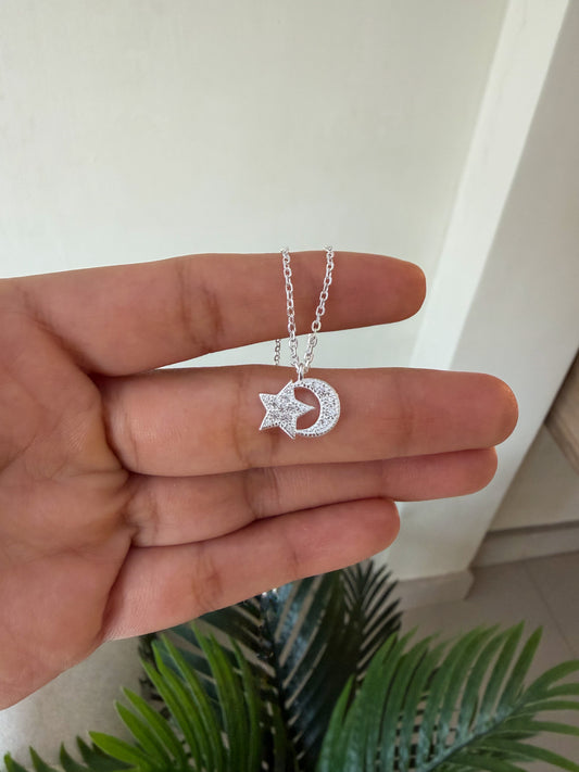 Cadenita estrella y luna