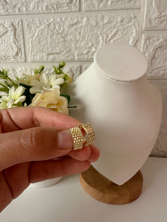 Argollas labradas mini