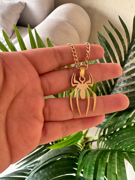 Cadenita Spiderman dorada