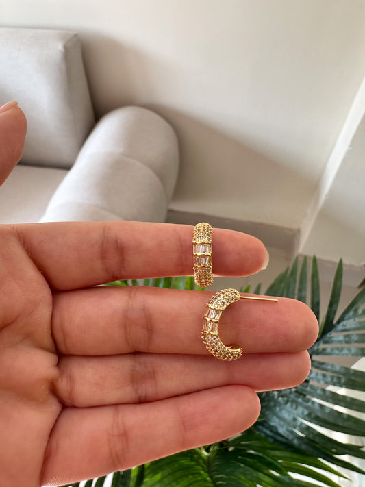 Argollas brillantes
