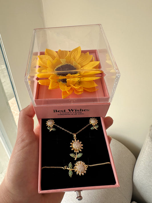 Set girasoles amor