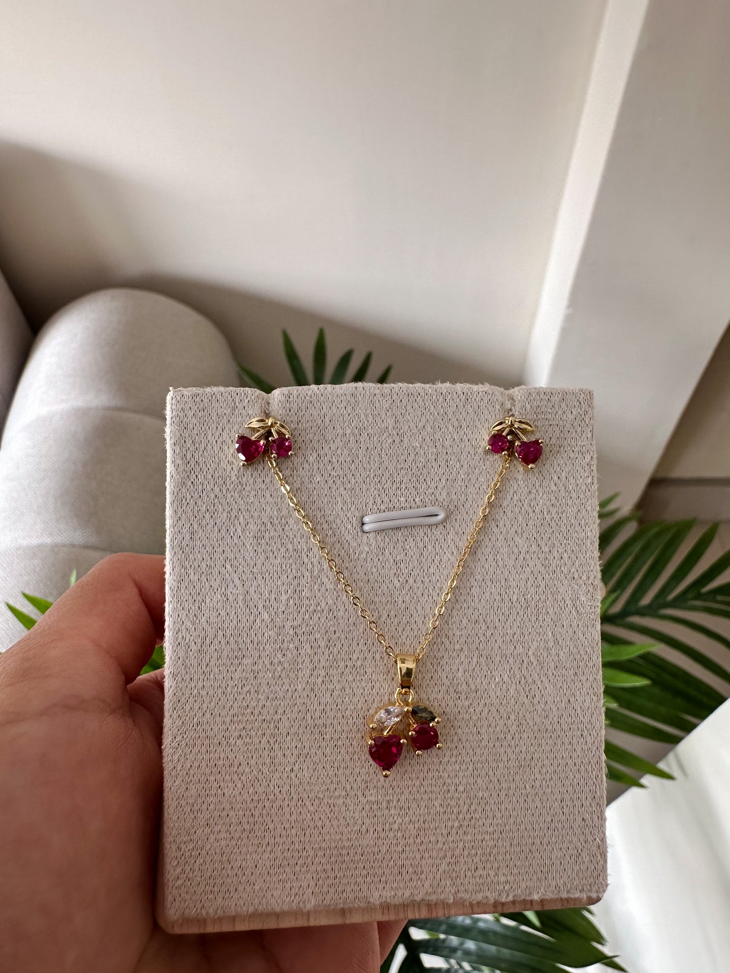 Set cercezita mini dorado