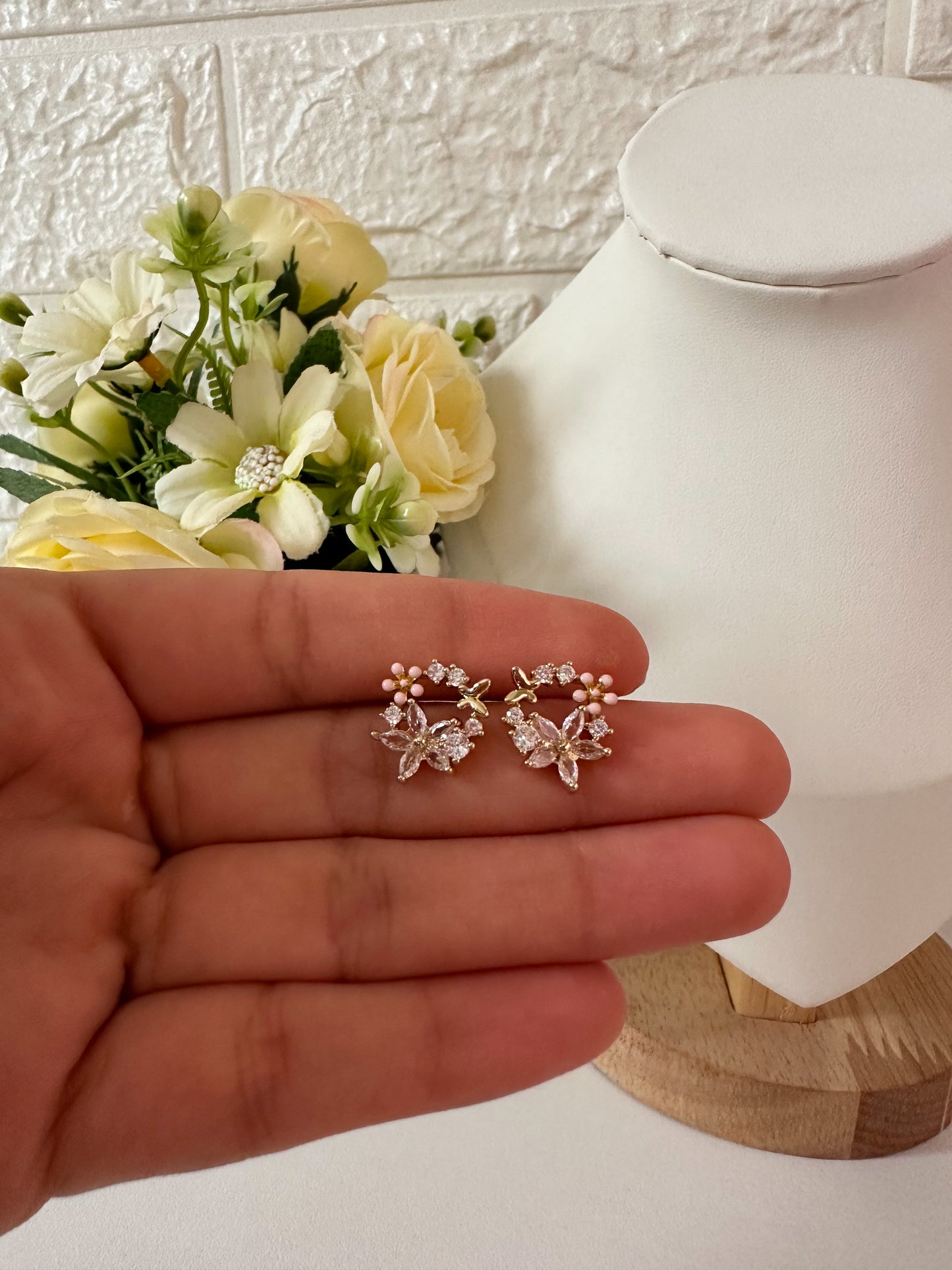 Aretes florecitas