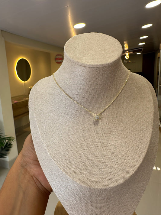 Cadenita estrella mini brillante