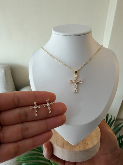 Set cruces con cristales