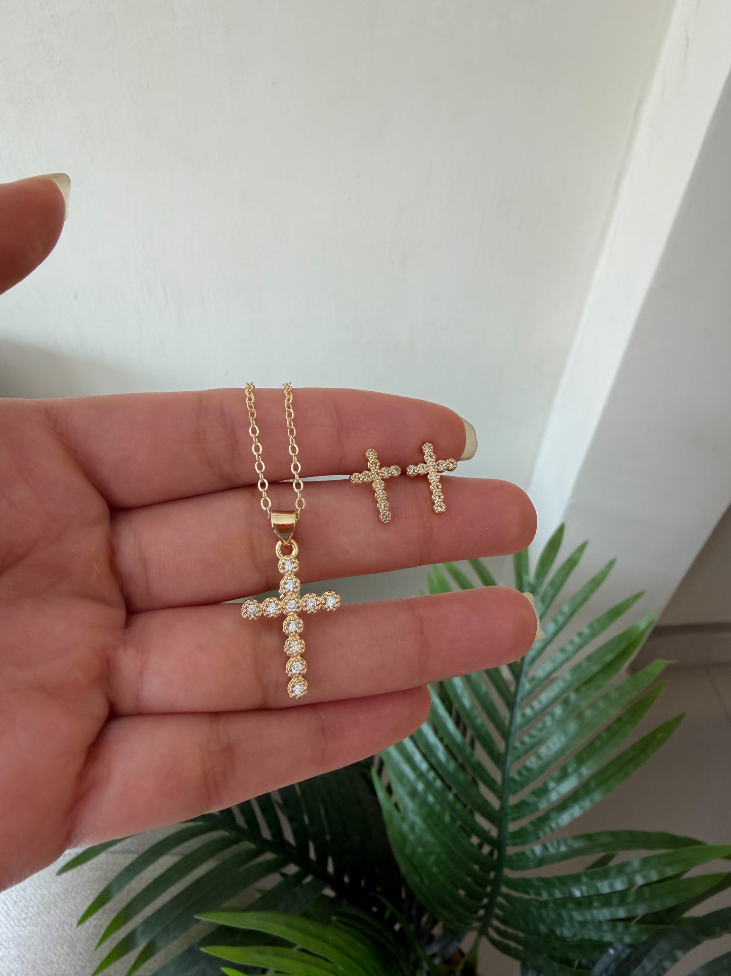 Set crucesitas brillantes