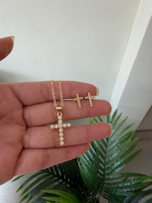 Set crucesitas brillantes