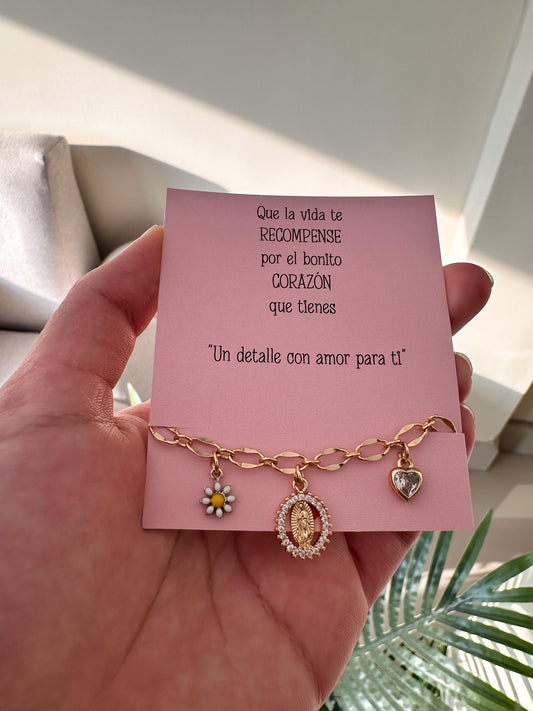 Pulserita medallita de amor