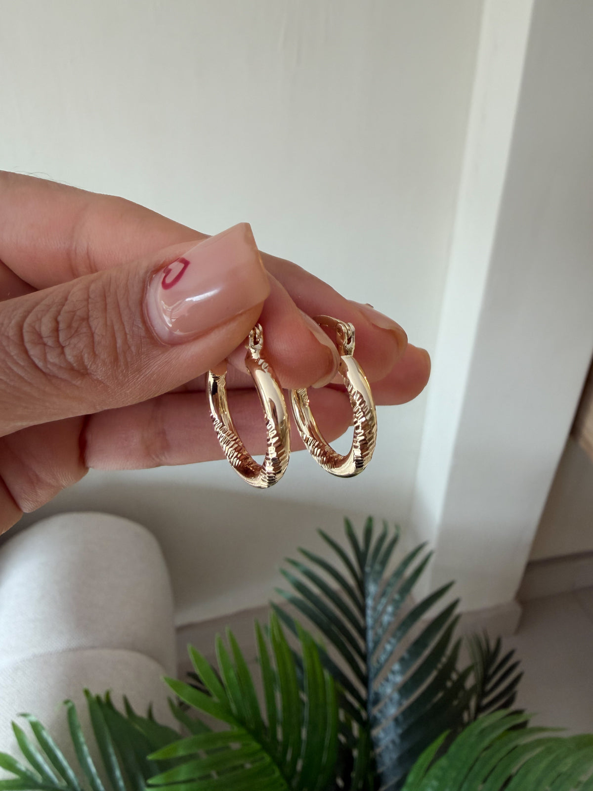 Argollas circulares trendy