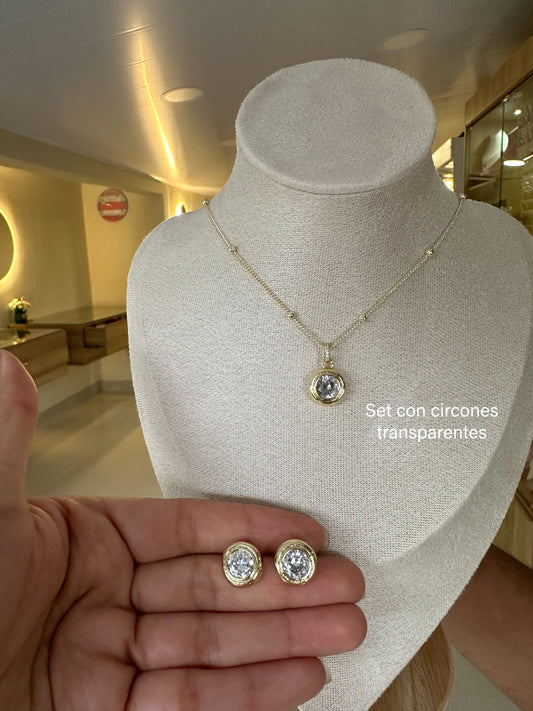 Set circones transparente