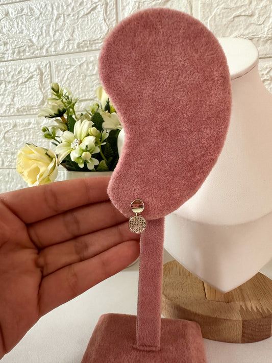 Aretes circulares gold