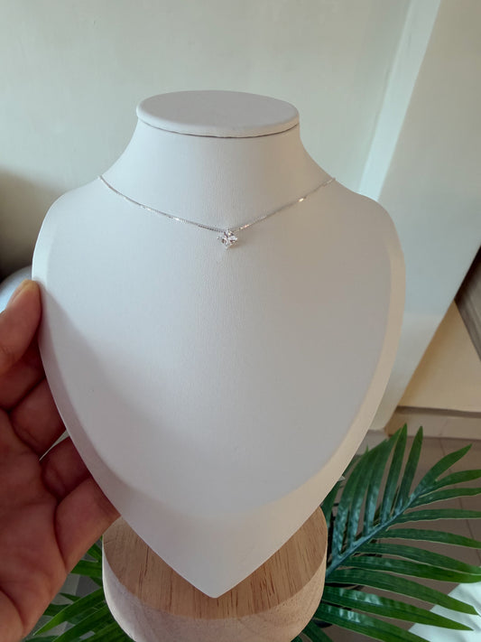 Cadenita cristal cuadrado