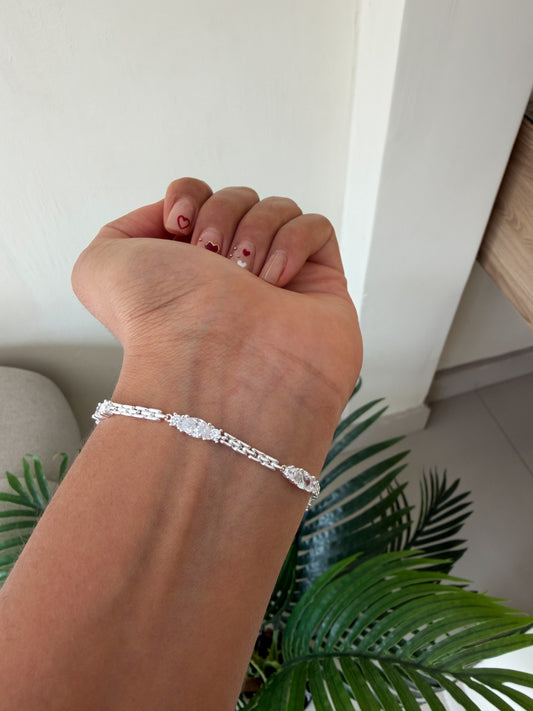 Pulsera cristales y brillos