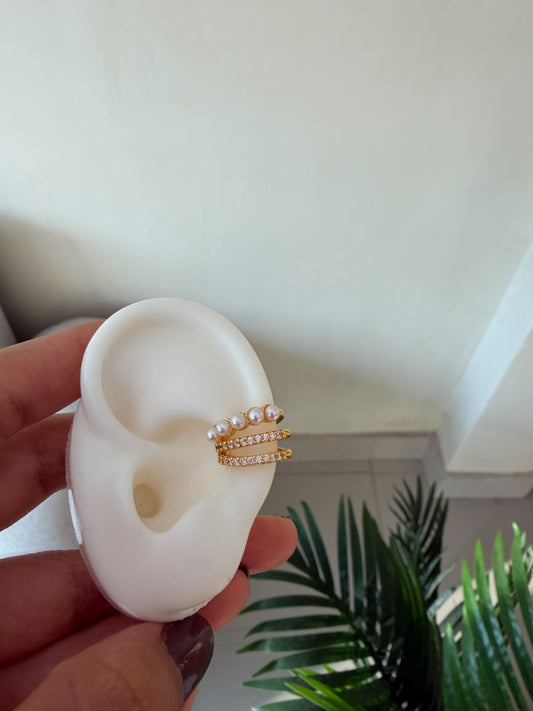Piercing falso perlitas