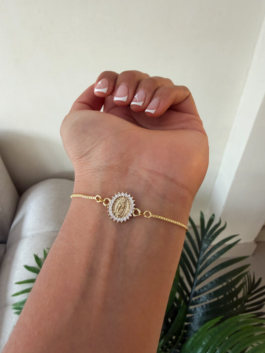 Pulsera ajustable virgencita