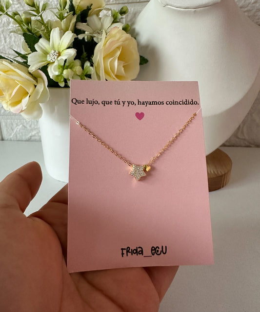 Cadenita estrella de amor