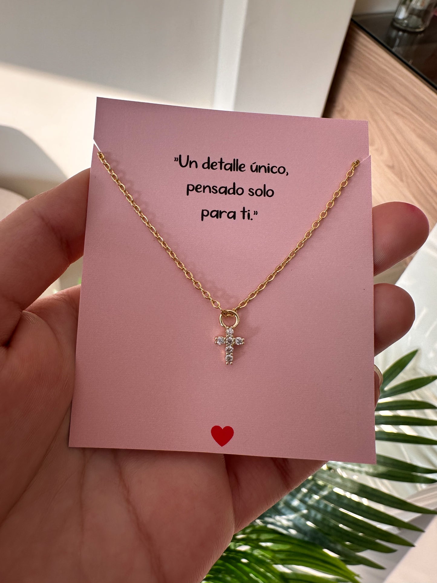 Mini cruz brillante
