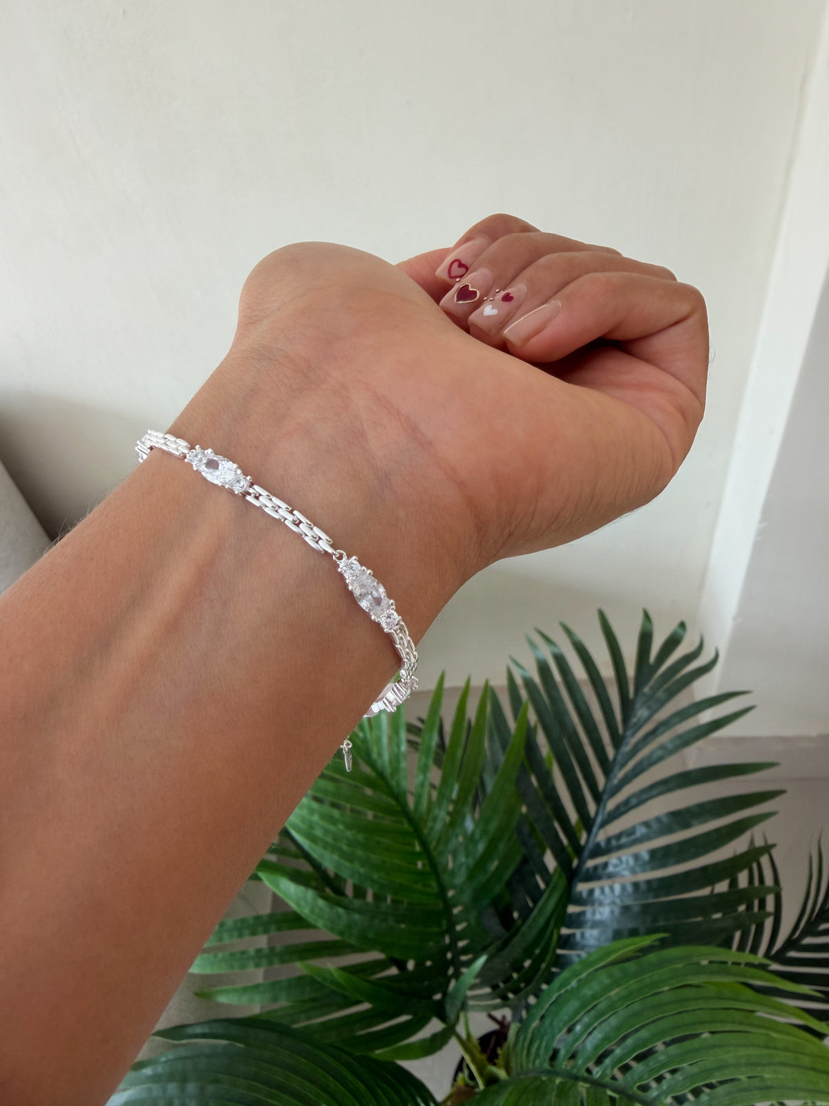 Pulsera cristales y brillos