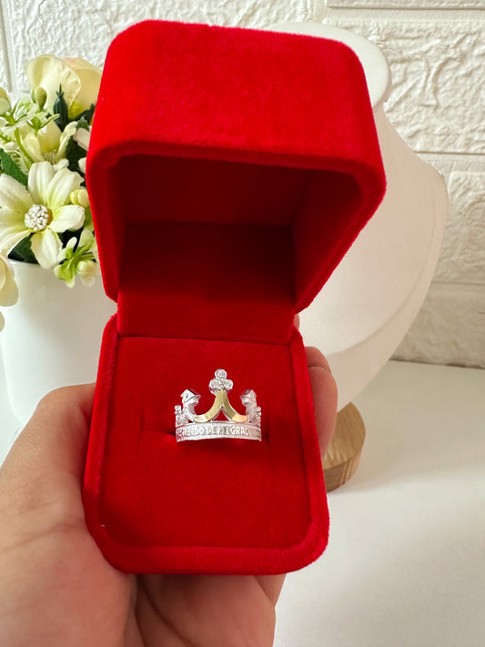 Anillo princesa graduación