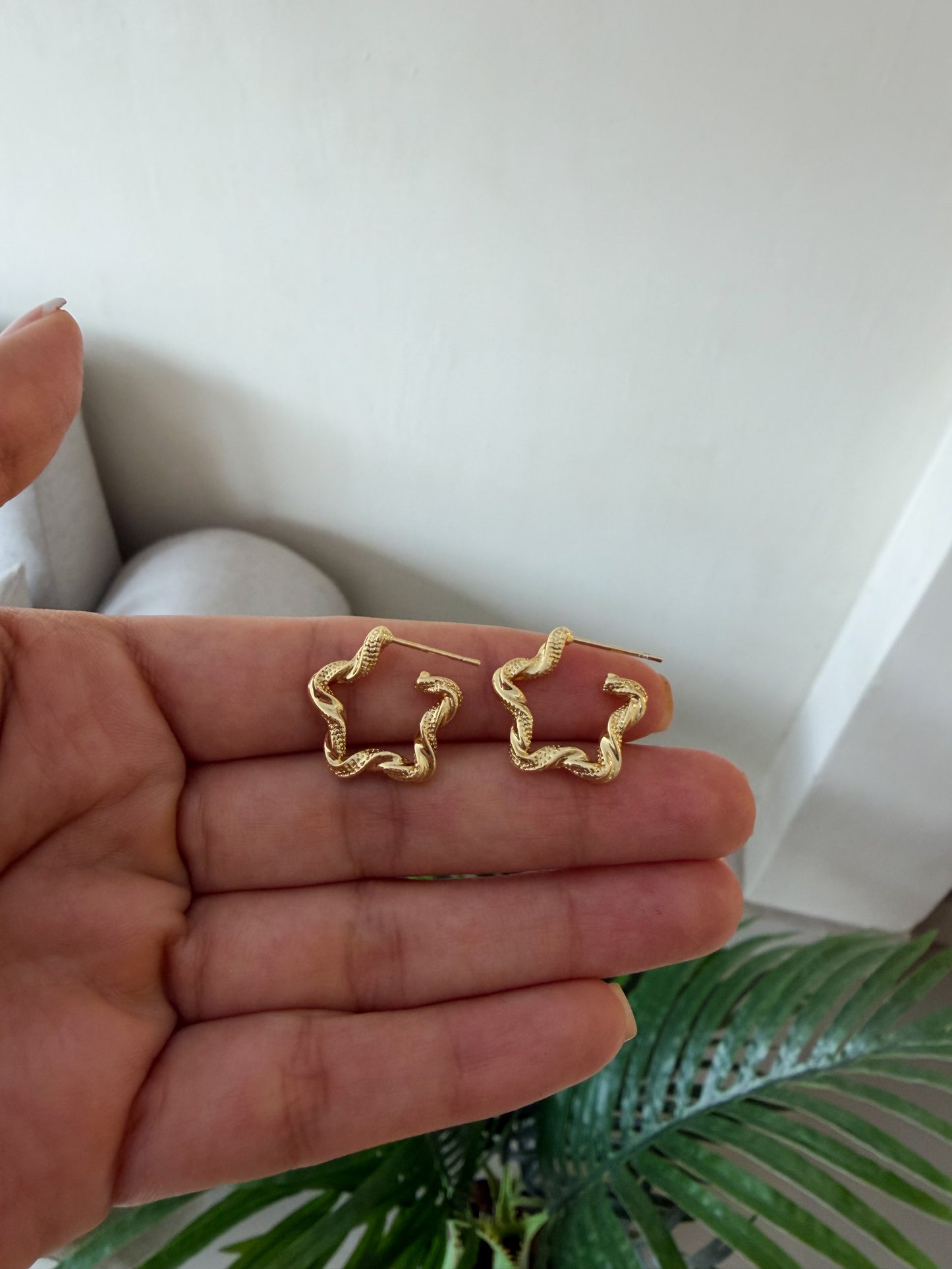 Aretes estrellas