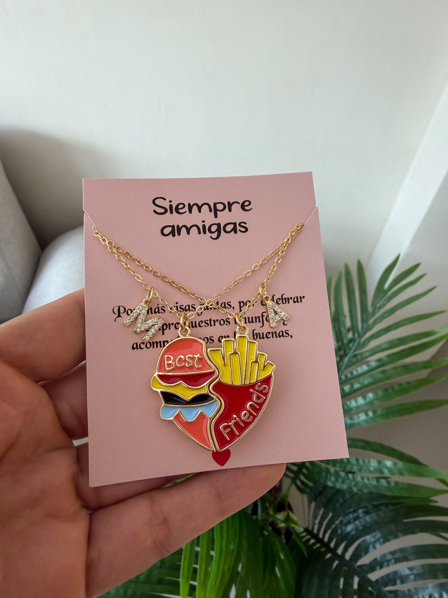 Cadenitas mejores amigas 🍔🍟