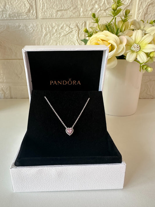 Cadenita amor rosa plata