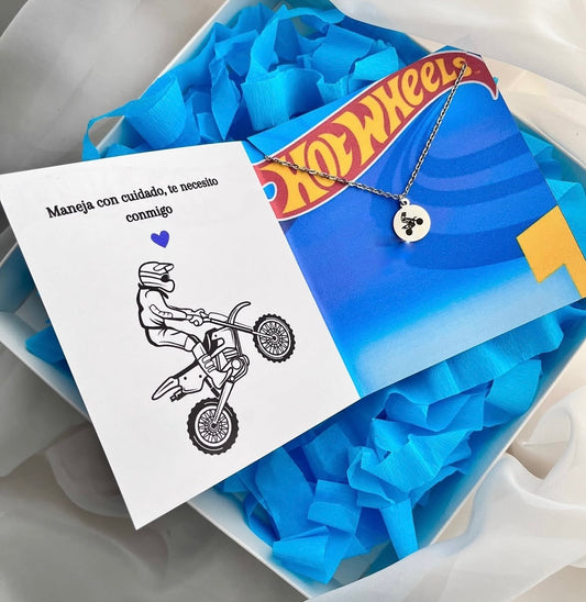 Cadenita mi motociclista grabada