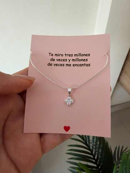 Cadenita mini trébol