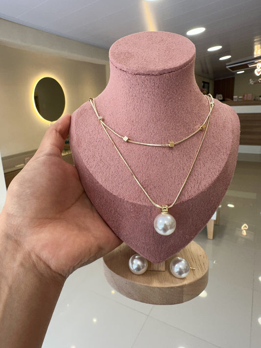 Set doble perla