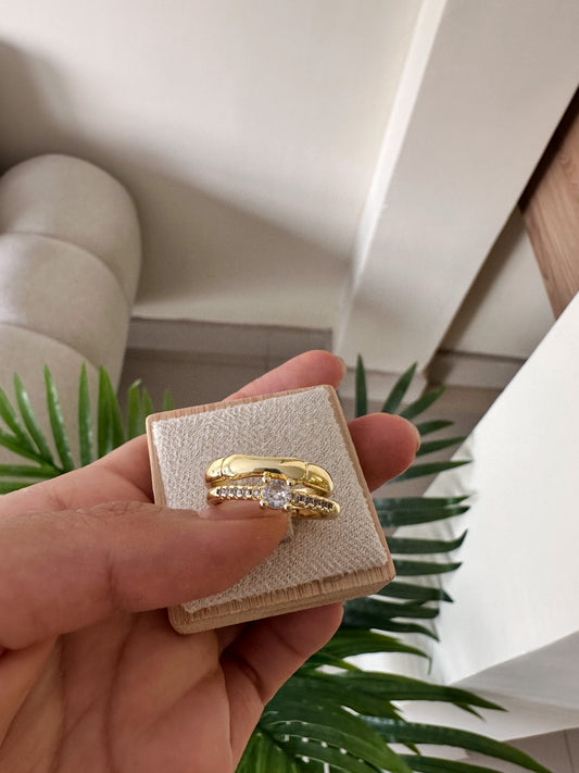 Anillos mi promesa gold